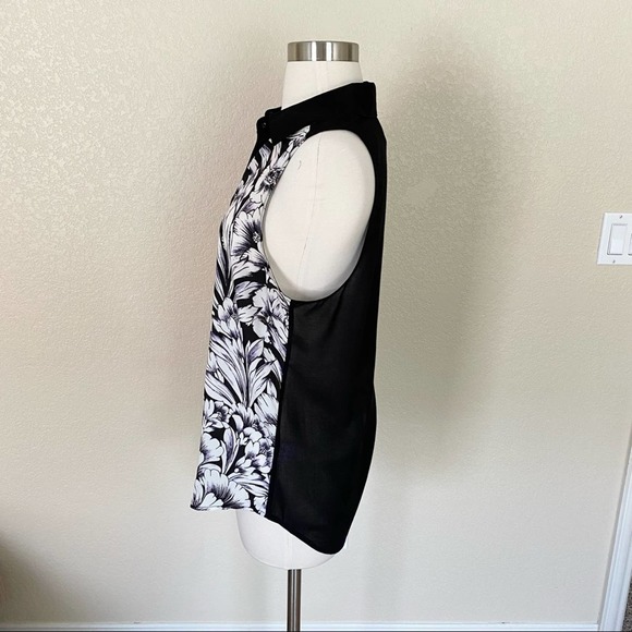 RORY BEC RBL Floral Sleeveless Blouse Size Small - Picture 4 of 10